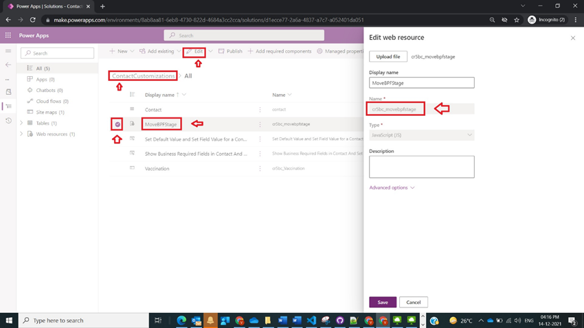 Restrict Stage Movement Based on Roles using JavaScript in BPF